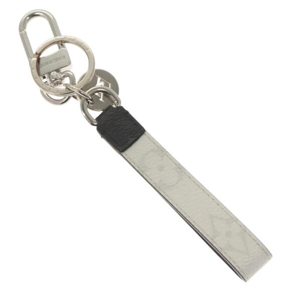 LOUIS VUITTON Eclipse Porte Cles Dragonne Key Holder White - Picture 3 of 5